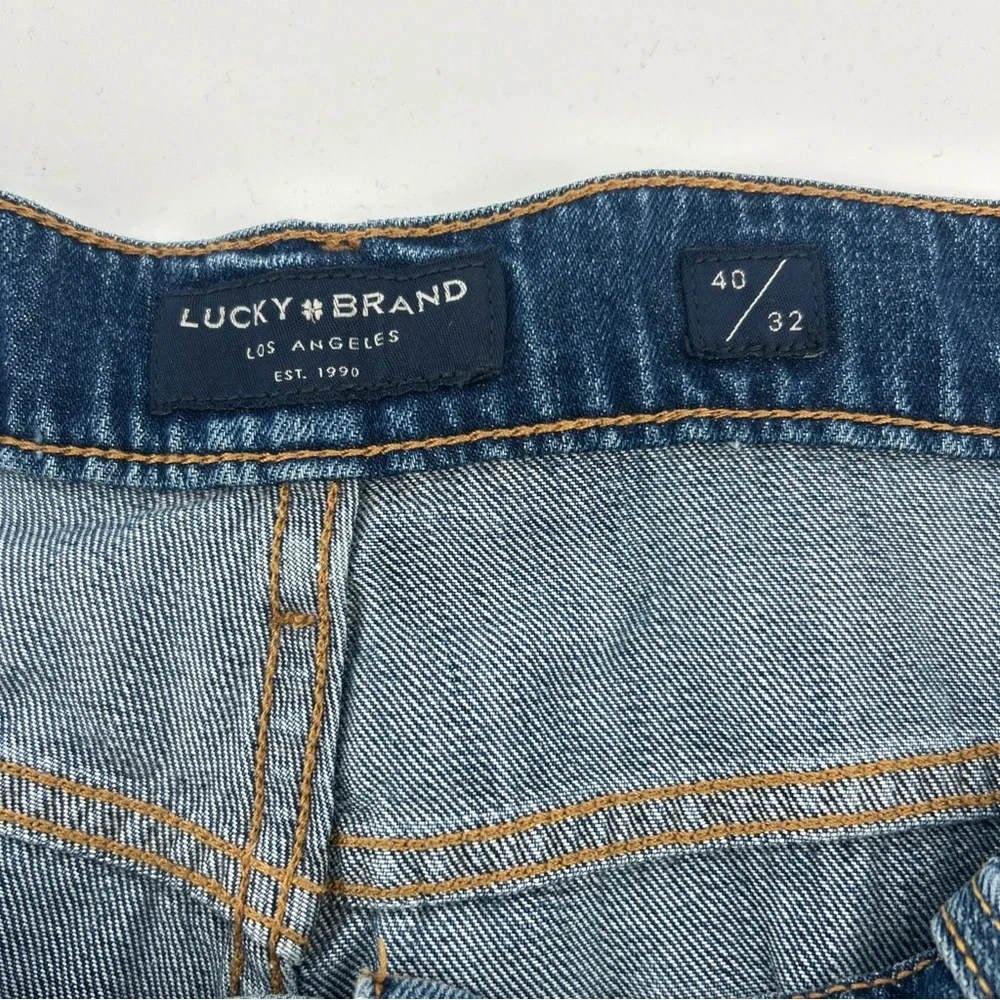 Lucky Brand 121 Jeans Men’s 40/32 Blue Slim Straight Outdoors Workwear Casual